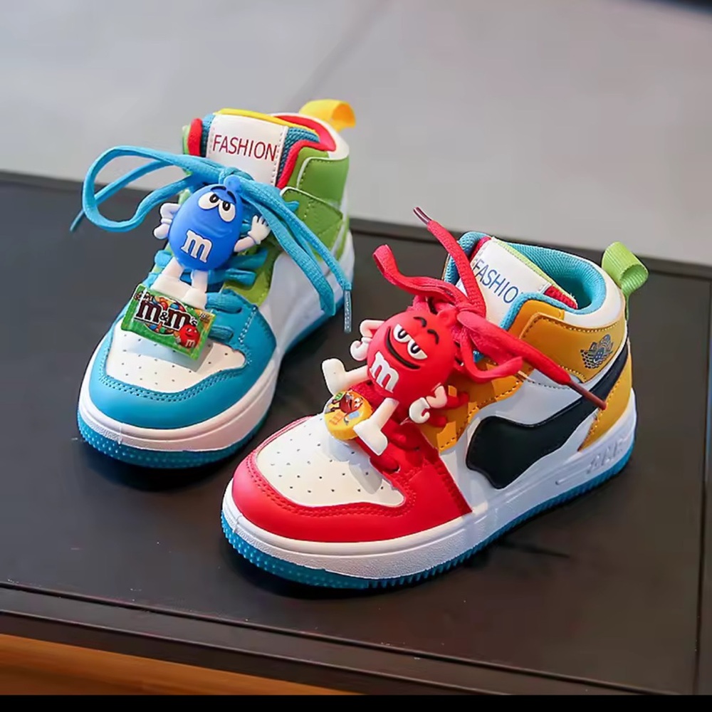 Kids Colorful Sneakers - High-top